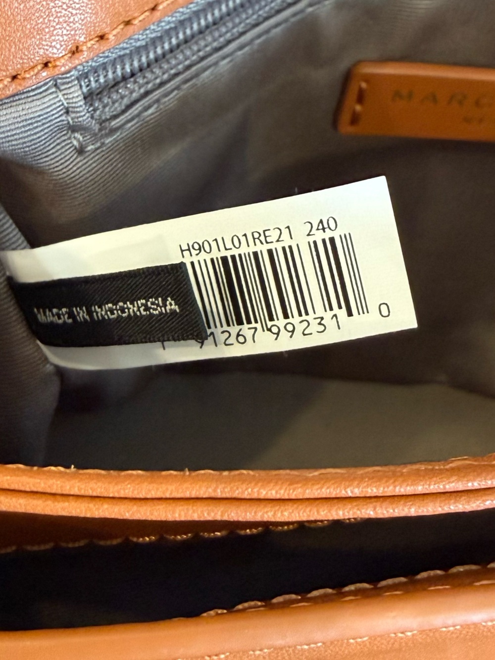 MARC JACOBS Messenger Crossbody
Bag in Smoked Almond - Picture 10 of 15